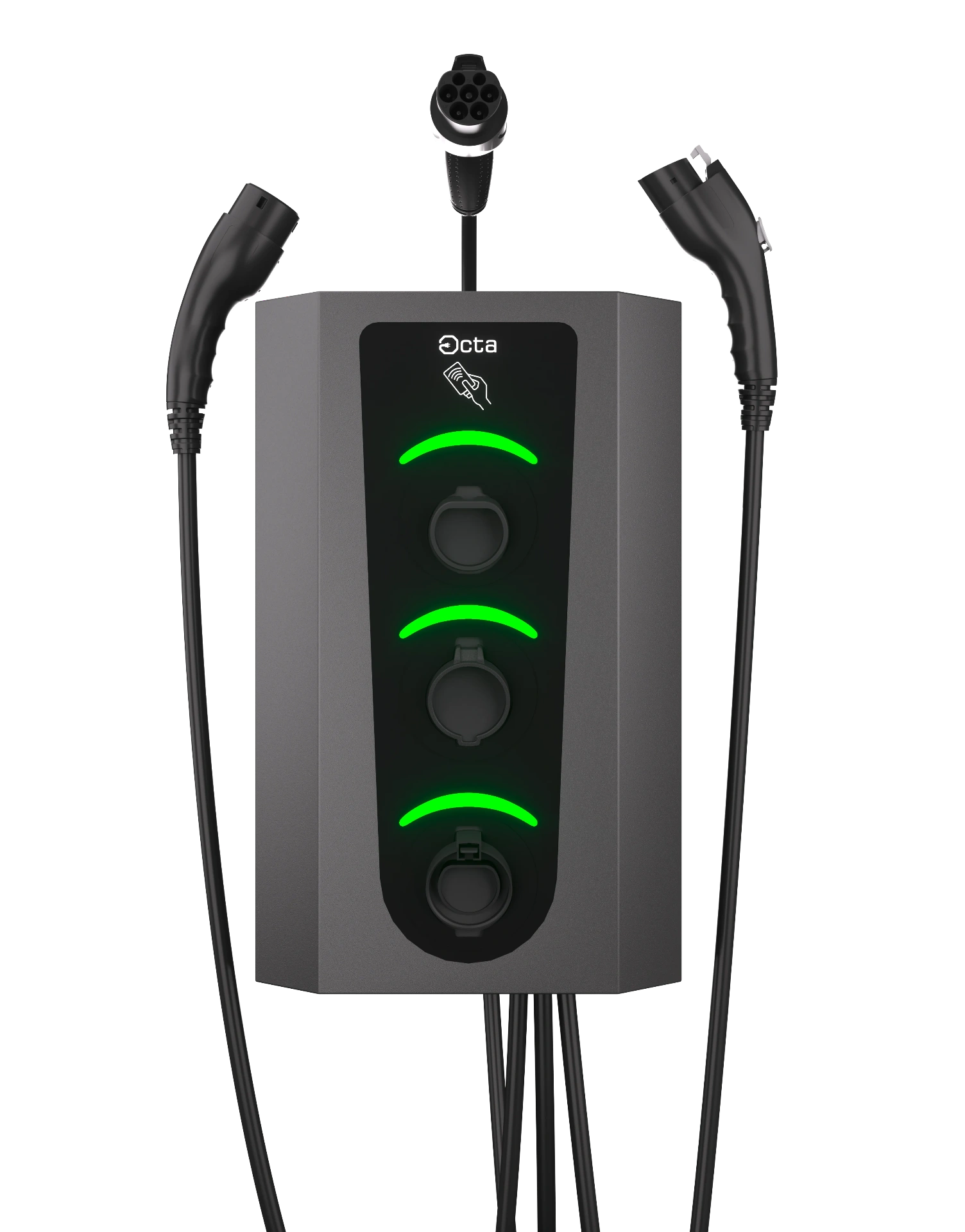 Octa Smart Wall SW336-С22-C1-GBT (36 кВт, Type 2 + Type 1 + GB/T)